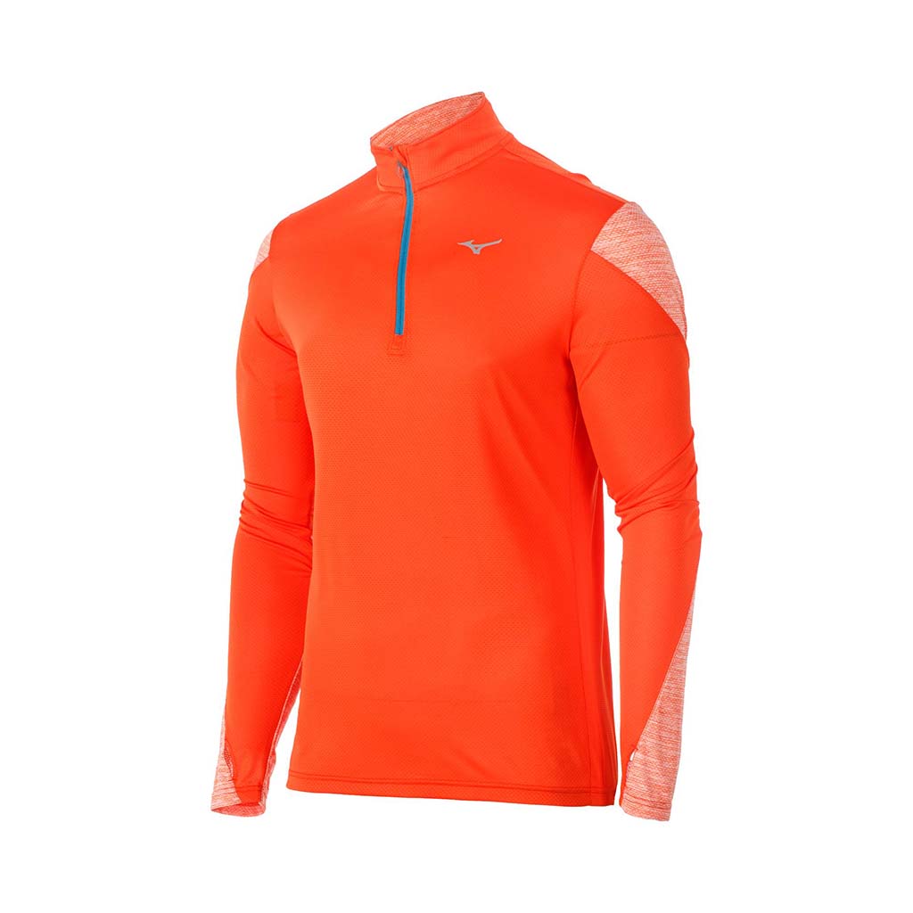 Mizuno Mizuno Alpha Long Sleeve 2.0 T-shirt demi-zip manches longues de course a pied homme