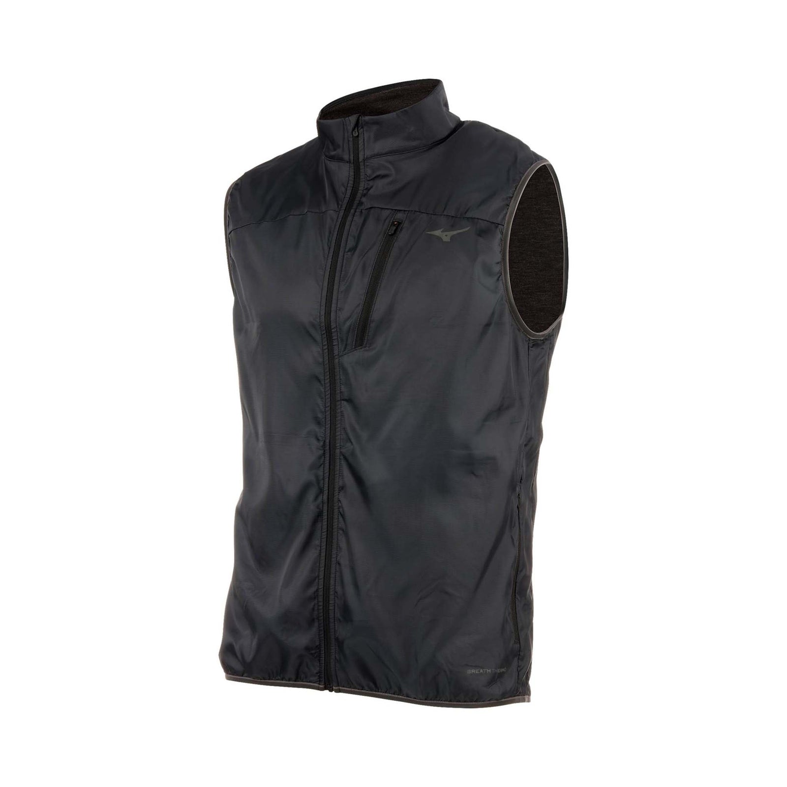 Mizuno Mizuno veste à glissière sans manches Breath Thermo pour homme