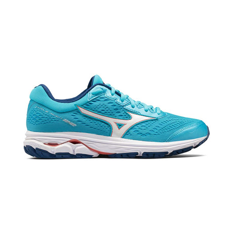 Mizuno Wave Rider 22 blue atoll georgia peach chaussure de course a pied femme