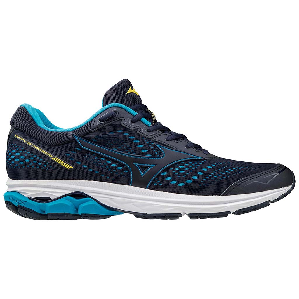 Mizuno Wave Rider 22 peacoat chaussure de course a pied homme