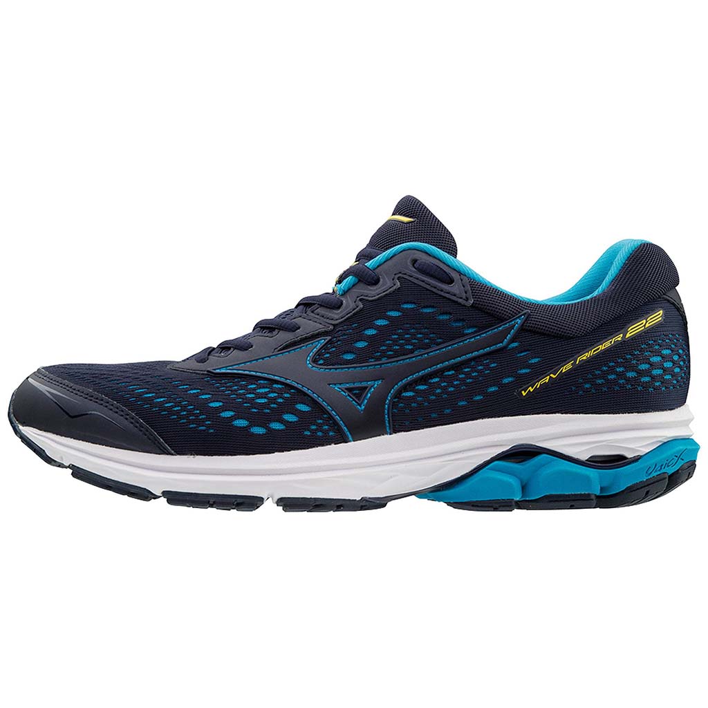 Mizuno Wave Rider 22 peacoat chaussure de course a pied homme lv