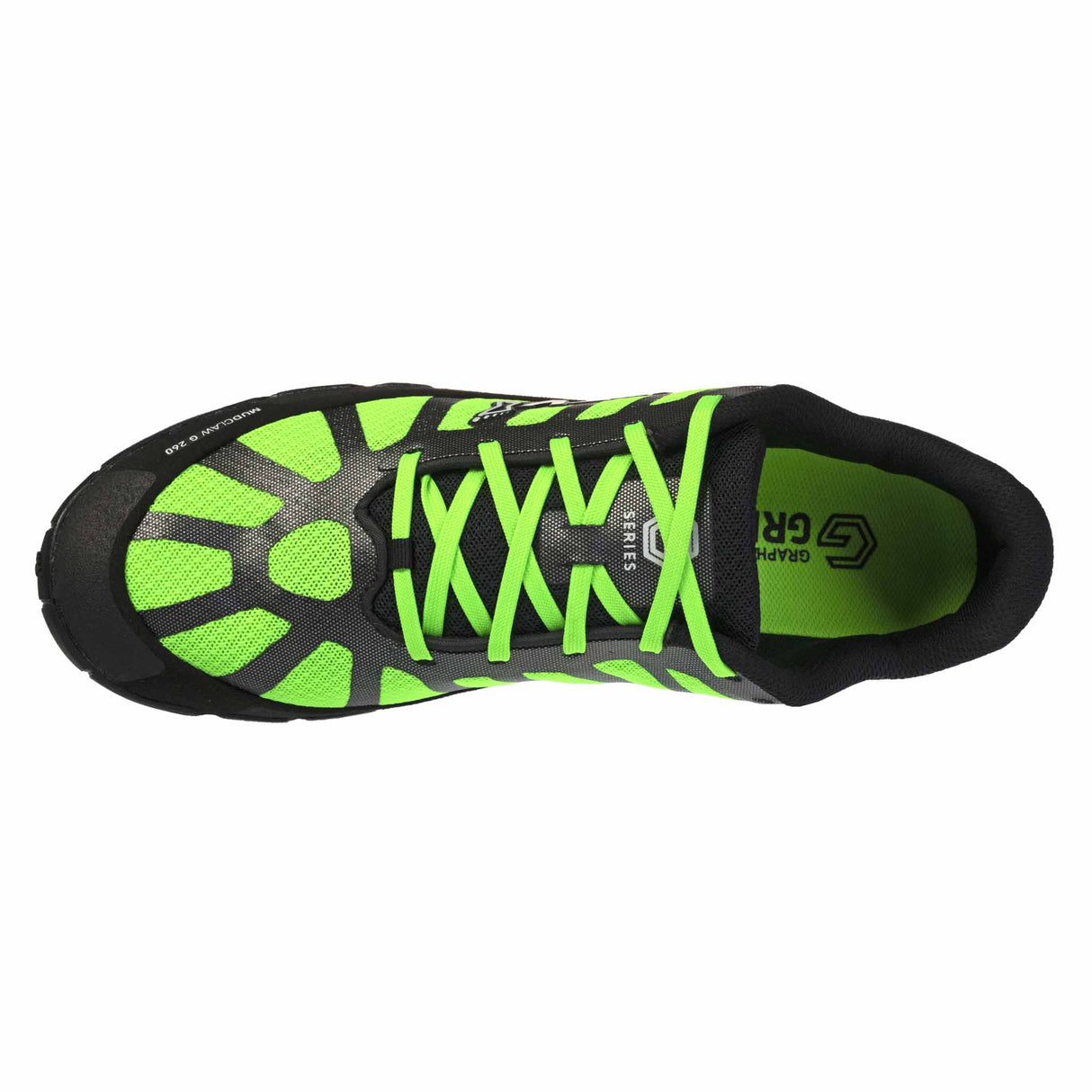 Inov-8 Mudclaw G 260 V2 Black Green vue de haut