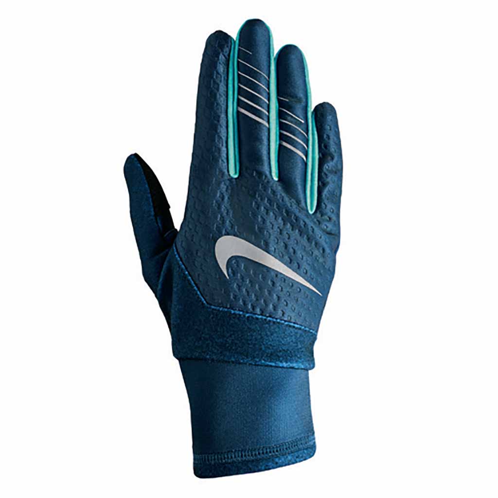 NIKE Therma-Fit Elite Run Gloves 2.0 gants de course à pied femme bleu vert Soccer Sport Fitness