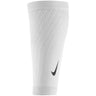 Nike Zoned Support Calf Sleeves manchons de compression mollets blanc argent