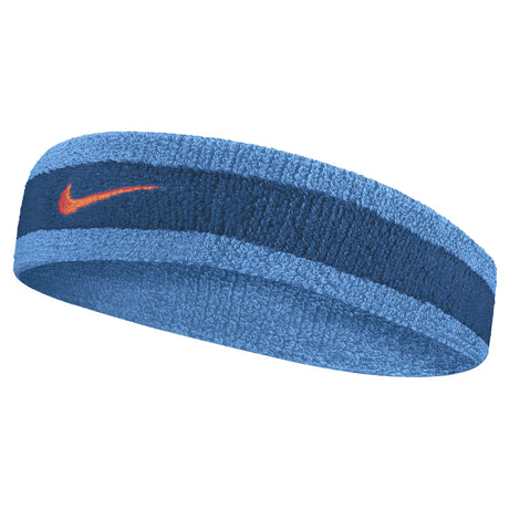 Nike Swoosh bandeaux sport marina laser blue rush orange