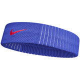 Nike Dri-Fit Reveal Headband bandeau sport unisexe game royal white red