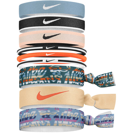 Nike YA Mixed Ponytails attaches pour cheveux PRINTED CERULEAN/WHITE/WASHED CORAL