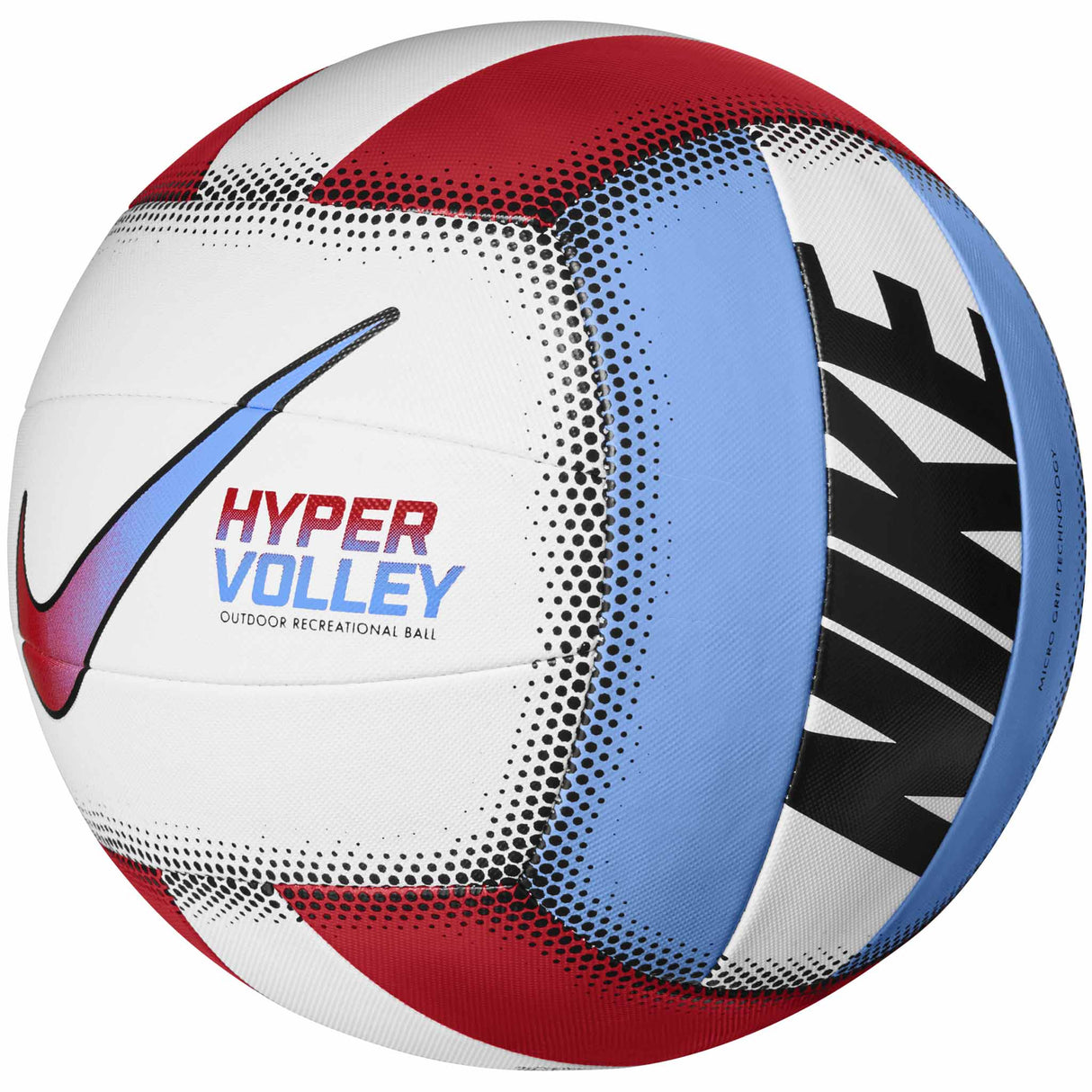 Nike Hypervolley 18P ballon de volleyball - University Red / University Blue / White / Black - angle