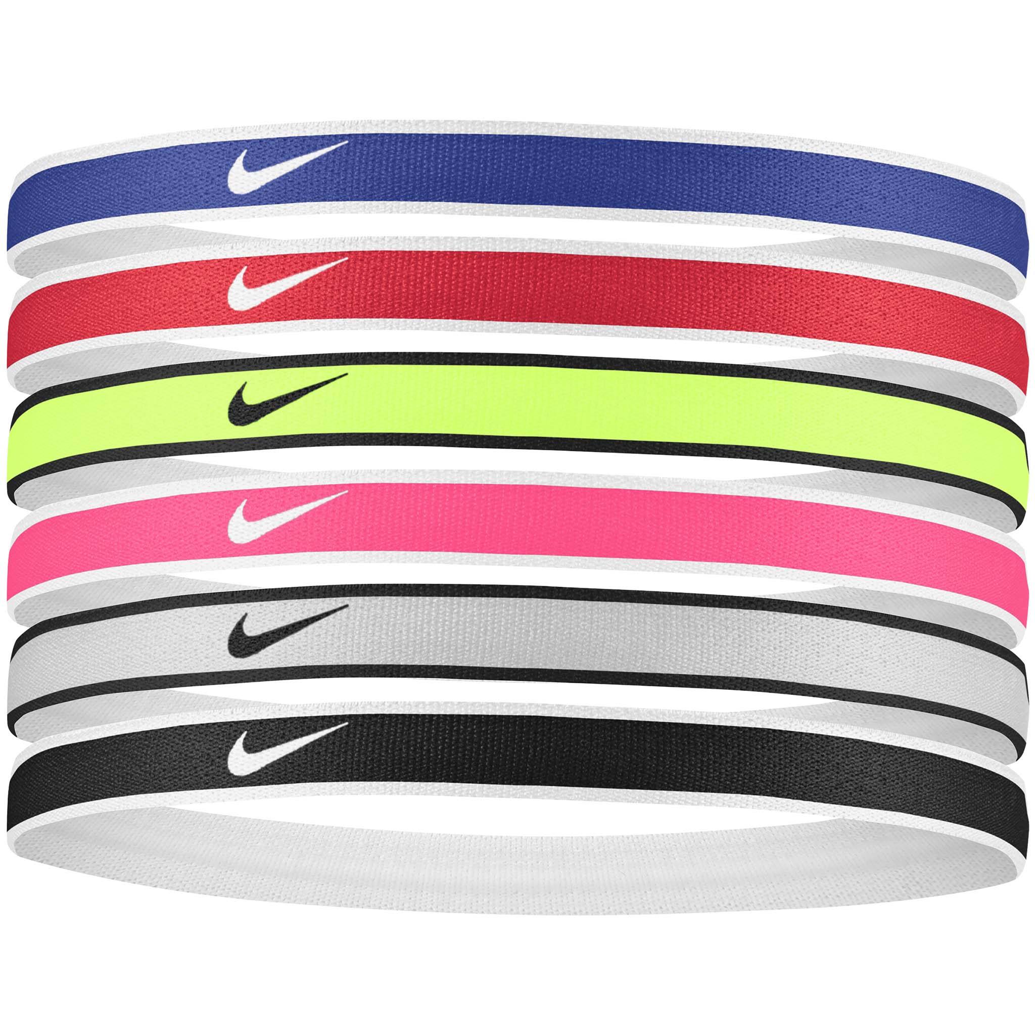 Nike Tipped Swoosh 6pk 2.0 bandeaux sport pour cheveux