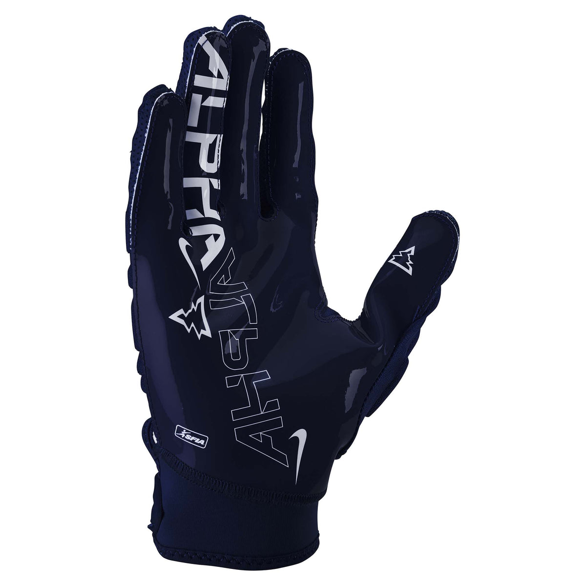 Nike Superbad 6.0 gants de football americain pour adultes midnight navy paume