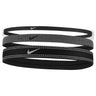 Nike Reflective Headbands 3pk bandeaux pour cheveux largeur variées