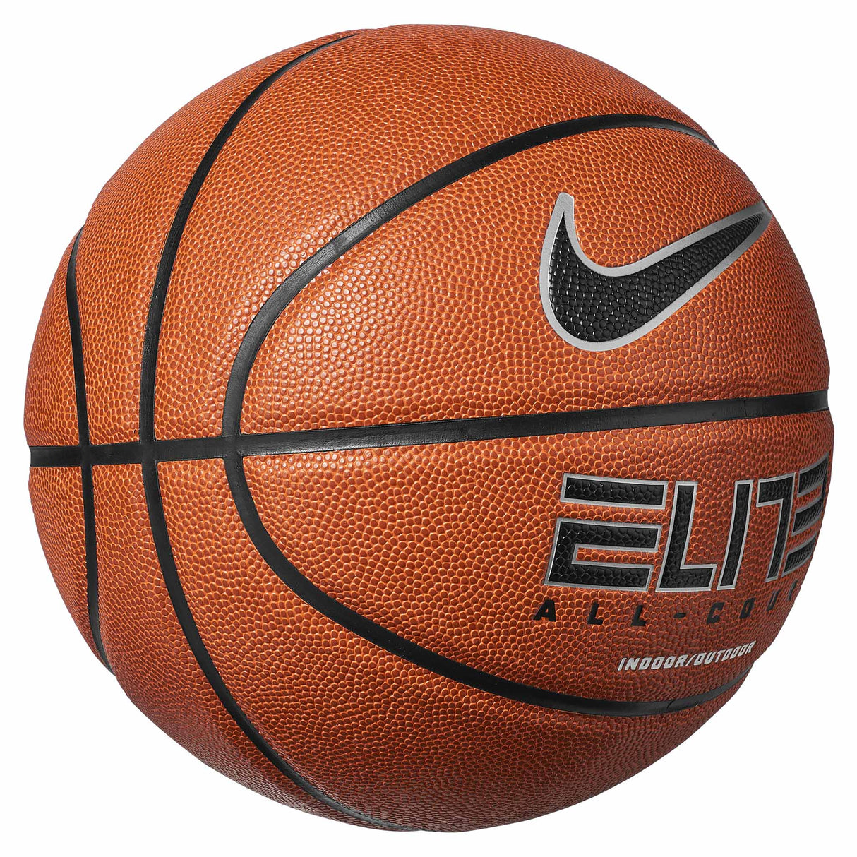 Nike Elite All-Court 8P 2.0 ballon de basketball - Amber / Black - angle