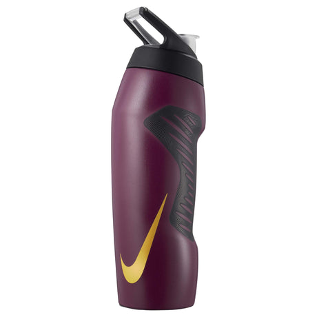 Nike Hyperfuel 2.0 32 oz bouteille d'eau sport refermable -Sangria / Black / Black / Metallic gold