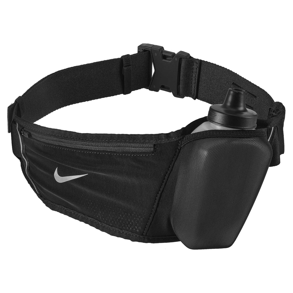 Nike Flex Stride 12 oz ceinture d&#39;hydratation de course à pied black silver