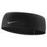 Nike Dri-Fit Swoosh Headband 2.0 bandeau sport unisexe noir argent