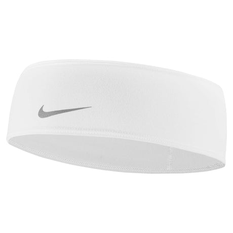 Nike Dri-Fit Swoosh Headband 2.0 bandeau sport unisexe blanc argent