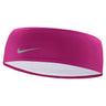Nike Dri-Fit Swoosh Headband 2.0 bandeau sport unisexe active pink silver