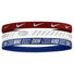 Nike Metallic 3.0 bandeaux pour cheveux paquet de 3 university red