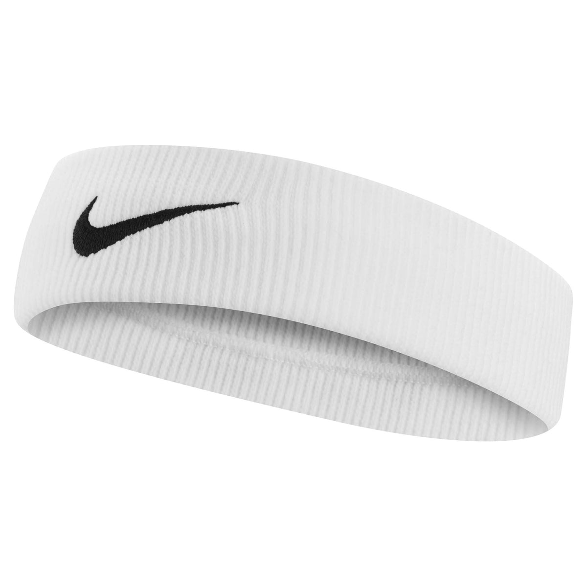 Nike Elite bandeaux serre-tête sport swoosh blanc noir