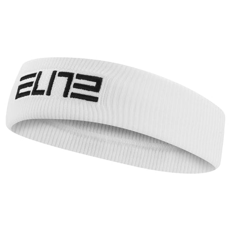 Nike Elite bandeaux serre-tête sport blanc noir