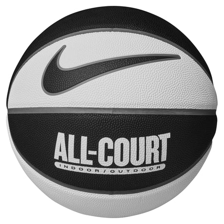 Nike Everyday All Court 8P ballon de basketball black white cool grey face