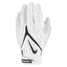 Nike Superbad 6.0 gants de football americain blanc noir dos