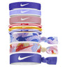 Nike Youth Mixed Ponytails attaches pour cheveux paquet de 9 - Lapis / Light Thistle / Elemental Pink