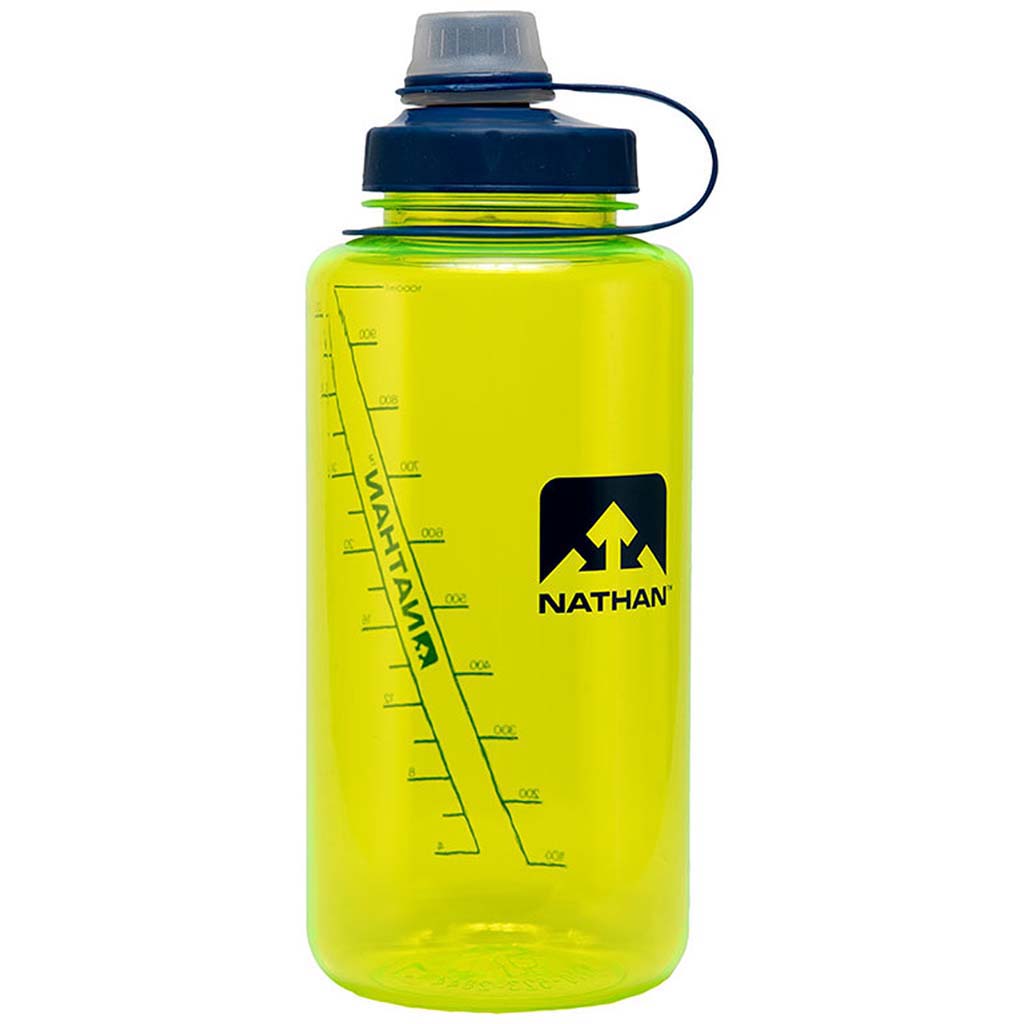 Nathan BigShot 1L bouteille d'hydratation sport jaune