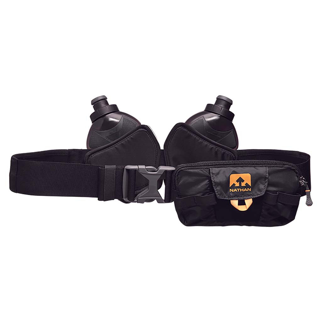 Nathan Switchblade 24 oz black rear view runners hydration belt
