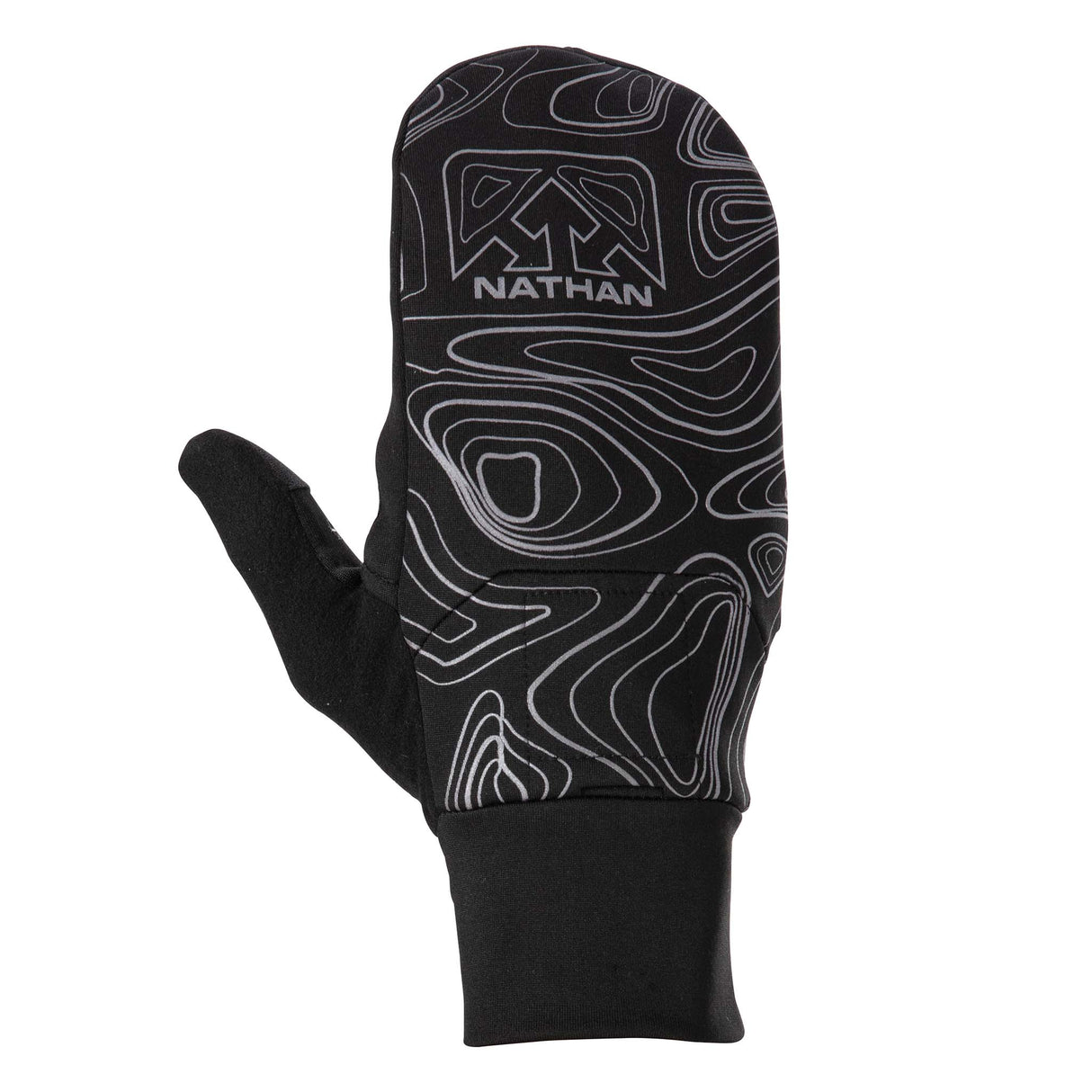 Gants-Mitaines de course à pied homme Nathan HyperNight Reflective