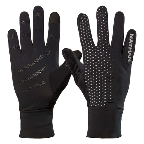 Gants de course à pied unisexe Nathan HyperNight Reflective paire