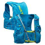 Nathan Pinnacle 12 L veste d'hydratation de course à pied homme - blue me away finish lime paire