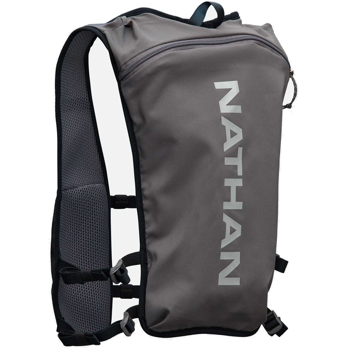 Nathan QuickStart 2.0 3 L veste d'hydratation de course à pied - Gravity Gray / Reflective Silver