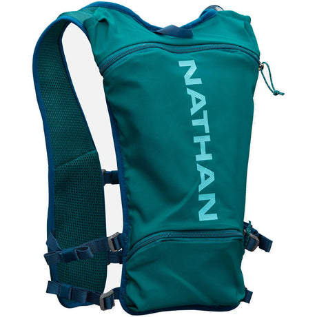 Nathan QuickStart 2.0 4 L veste d'hydratation de course à pied - Storm Green / Breezy Blue