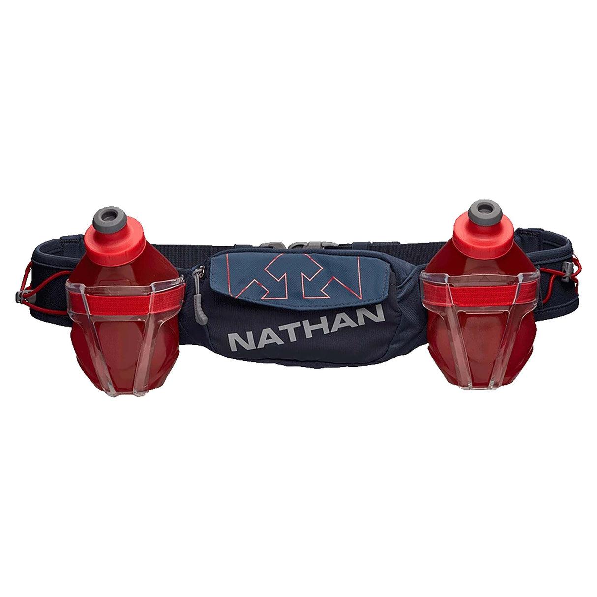 Nathan TrailMix Plus 2 ceinture d'hydratation de course à pied bleu rouge
