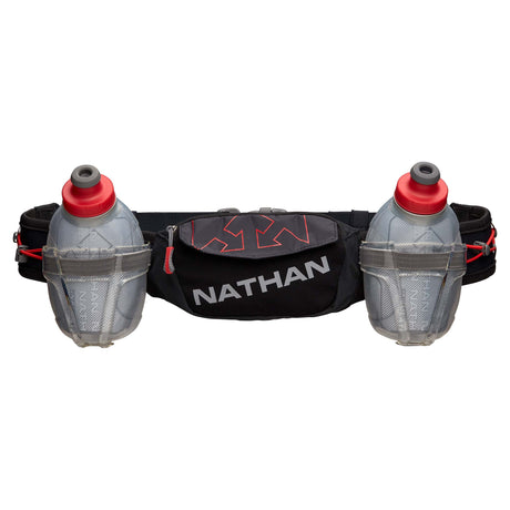 Nathan TrailMix Plus Insulated ceinture d'hydratation de course à pied noir rouge