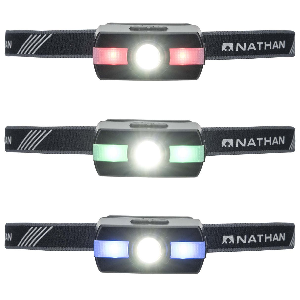 Nathan Neutron Fire RX lampe frontale course à pied 3 couleurs