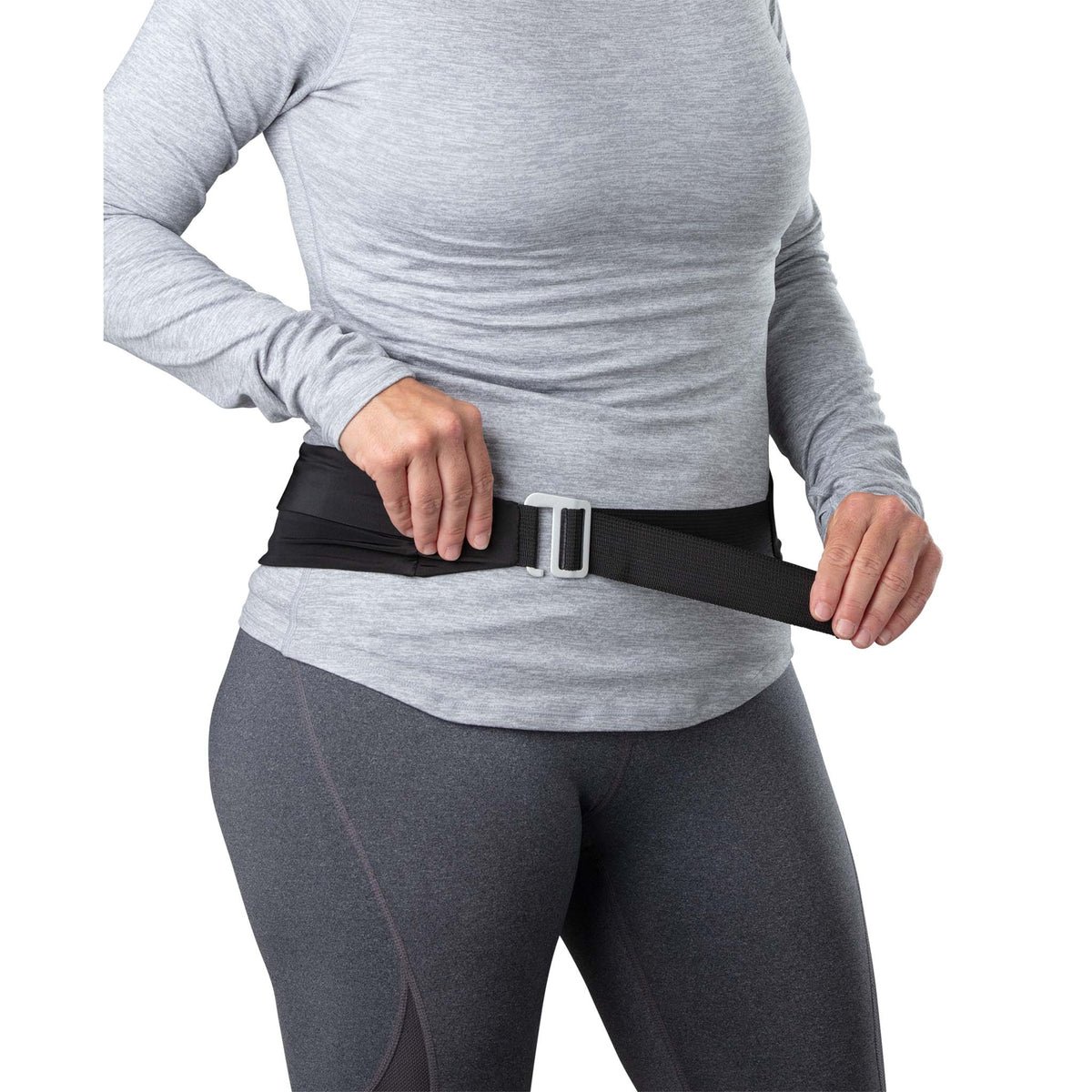 Sac de taille de course à pied ajustable Nathan Adjustable Fit Zipster Style clip