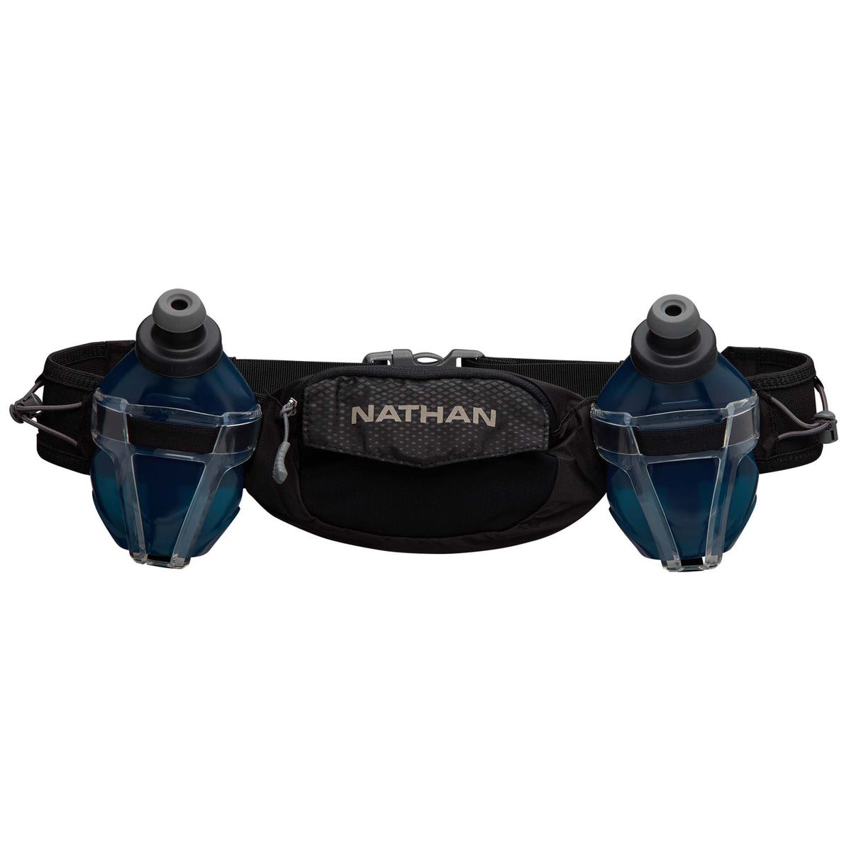 Nathan TrailMix Plus 2 ceinture d'hydratation de course à pied - black reflective silver