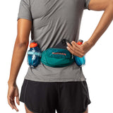 Nathan TrailMix Plus 2 ceinture d'hydratation de course à pied - storm green hot red dos details