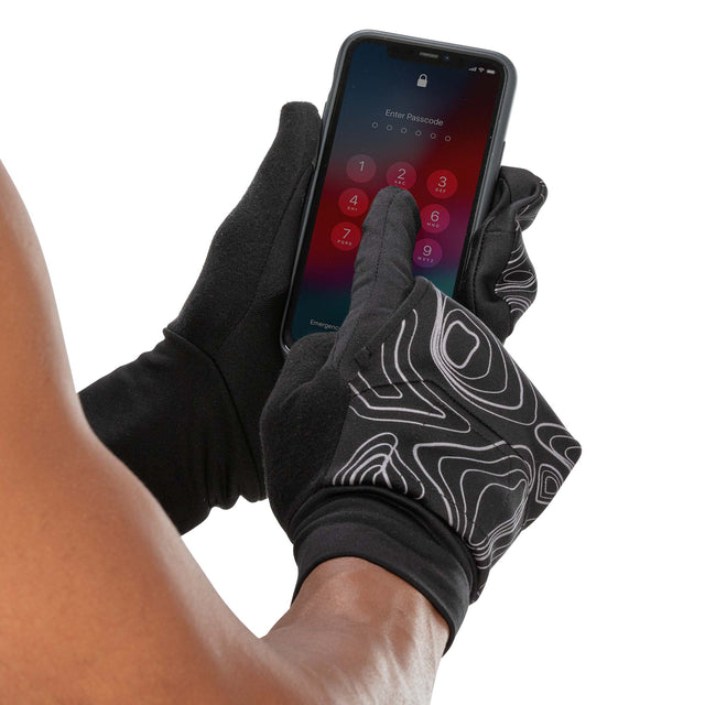 Nathan Gants-Mitaines de course à pied homme Nathan HyperNight Reflective