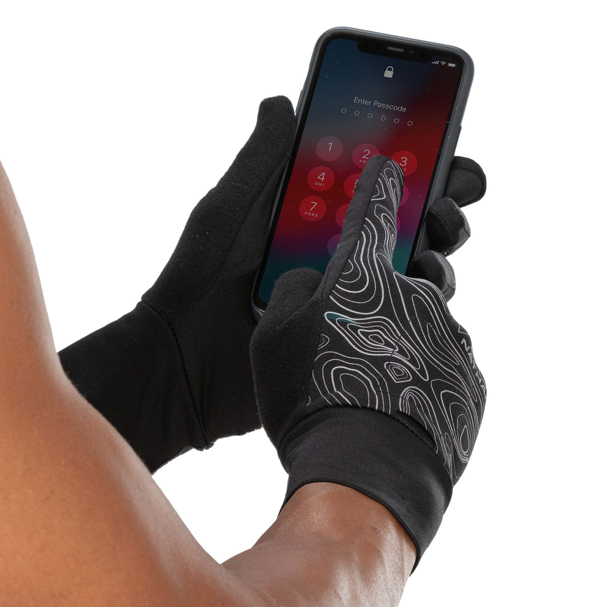 Nathan Gants de course à pied homme Nathan HyperNight Reflective