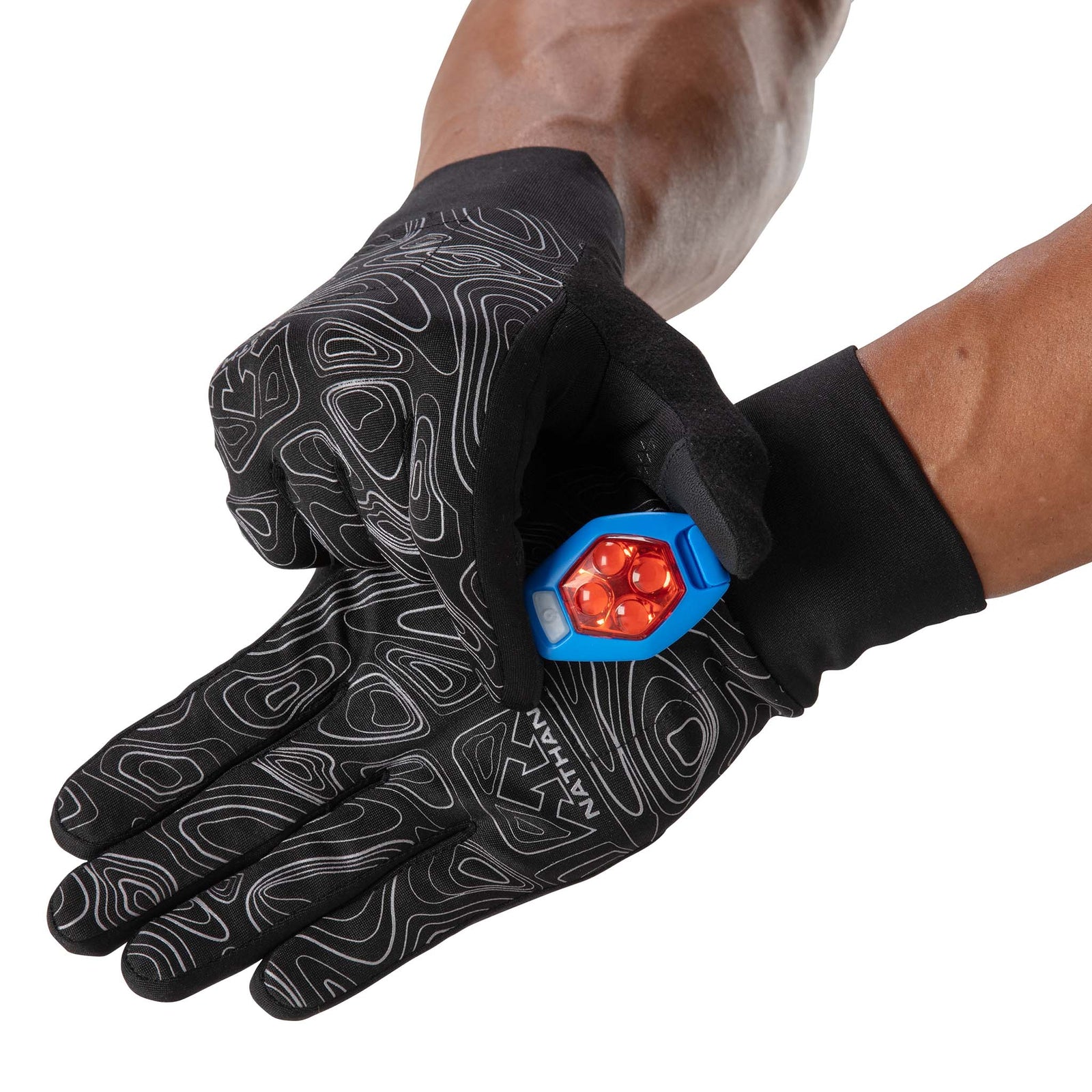 Nathan Gants de course à pied homme Nathan HyperNight Reflective