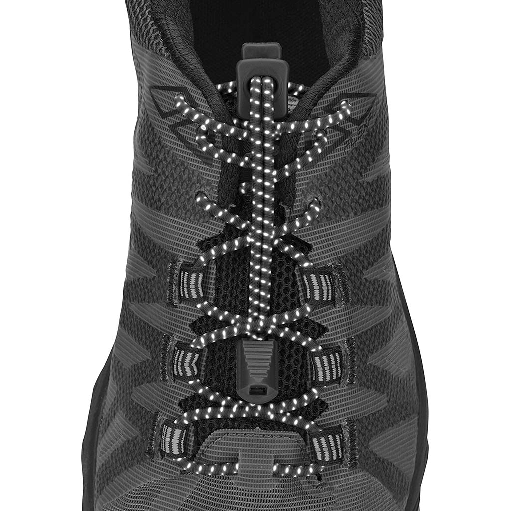 Nathan Nathan Reflective Run Laces lacets verrouillants de course à pied