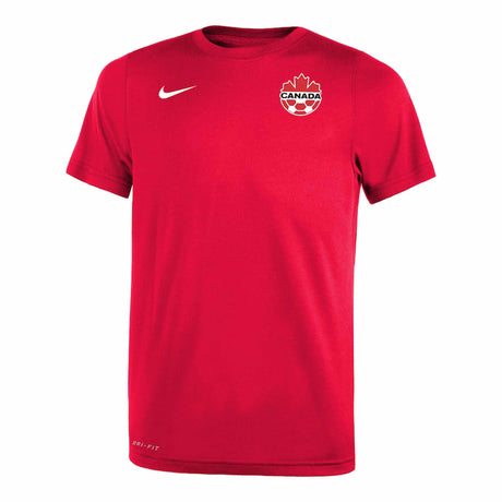Nike Team Canada Alphonso Davies Youth Legend SS t-shirt de soccer pour enfants - avant
