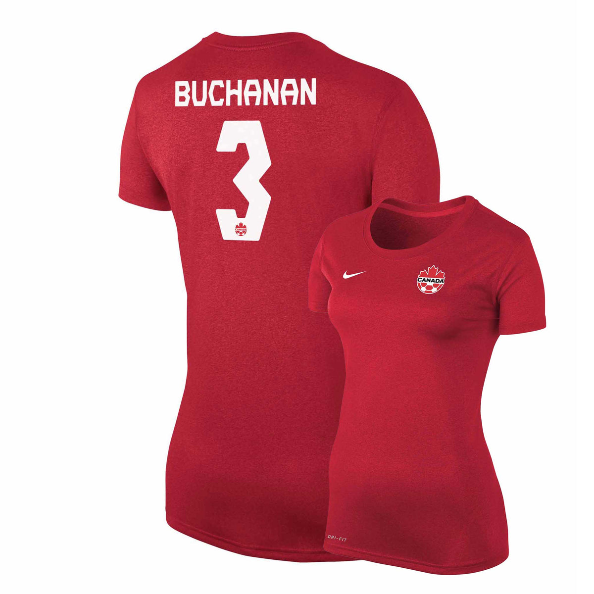 Nike Canada Soccer Kadeisha Buchanan Legend SS t-shirt de soccer femme
