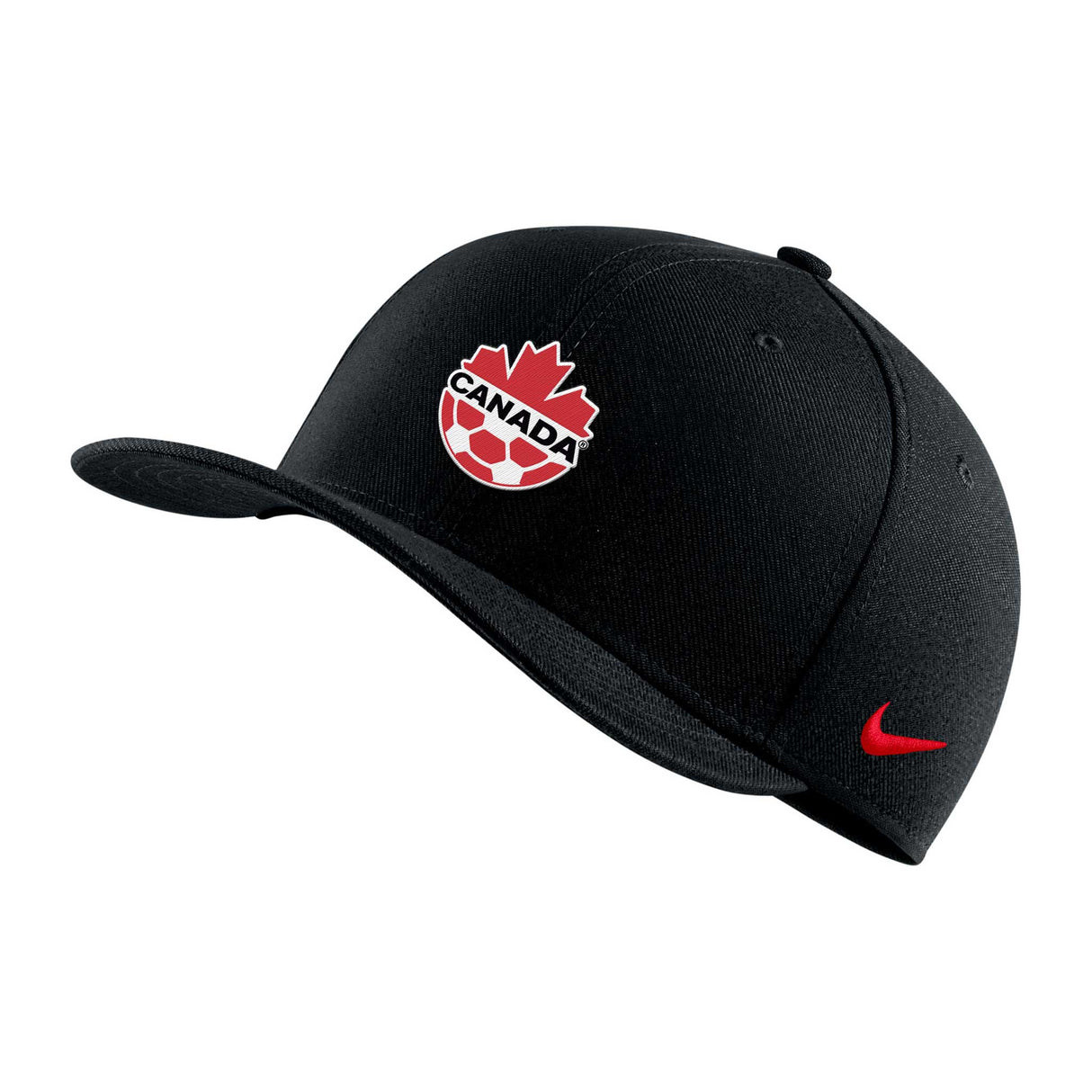 Nike Team Canada Soccer Logo casquette pour enfant de l'équipe nationale canadienne - Noir