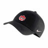 Nike Heritage 86 Soccer Canada casquette ajustable de l'équipe nationale canadienne - Noir / Blanc