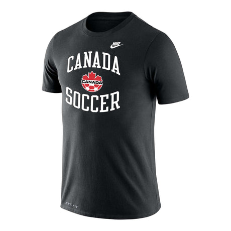 Nike Canada Soccer t-shirt de l'équipe nationale noir pour homme