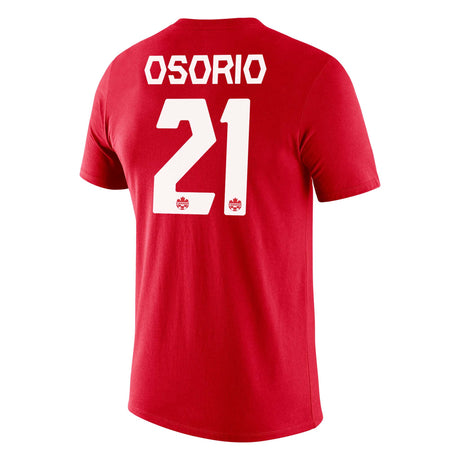 Nike Canada Soccer Jonathan Osorio Legend SS t-shirt de soccer homme dos